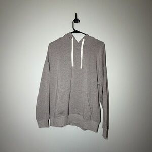 Buffalo David Bitton Taupe Hoodie with Cream Drawstrings